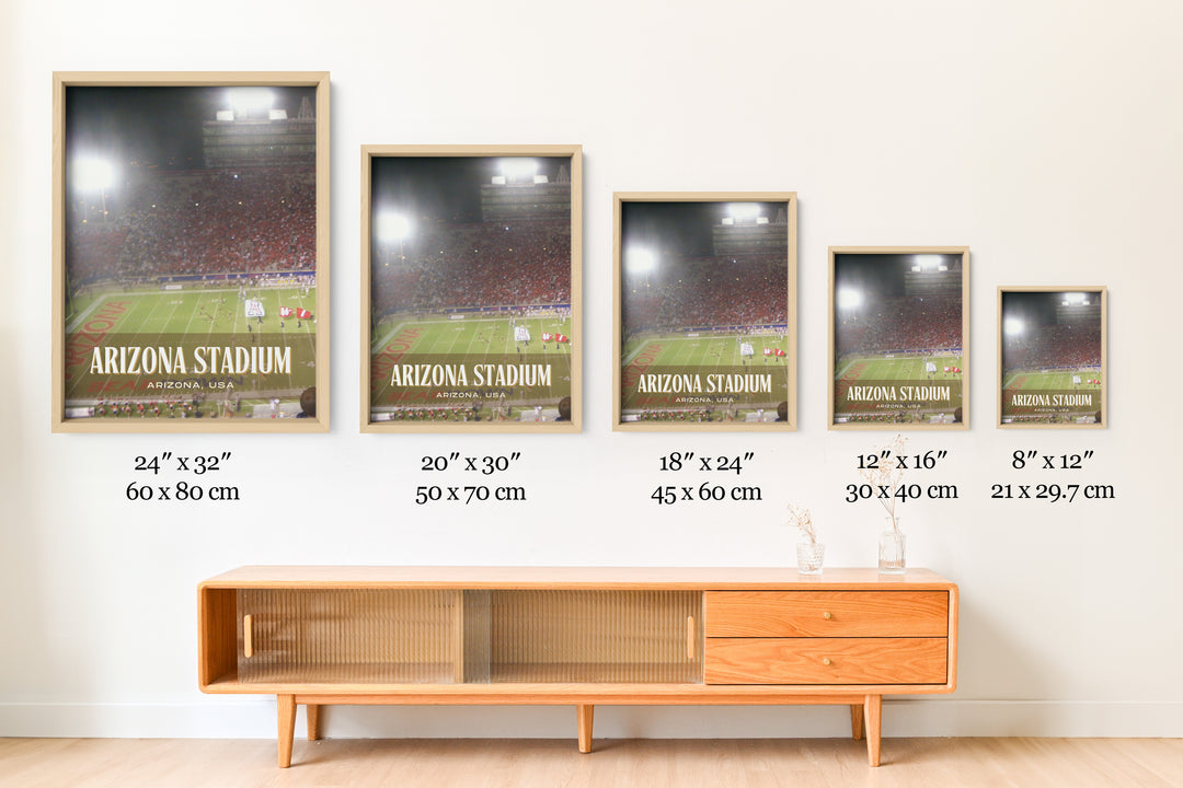 Arizona Stadium Football Wall Art