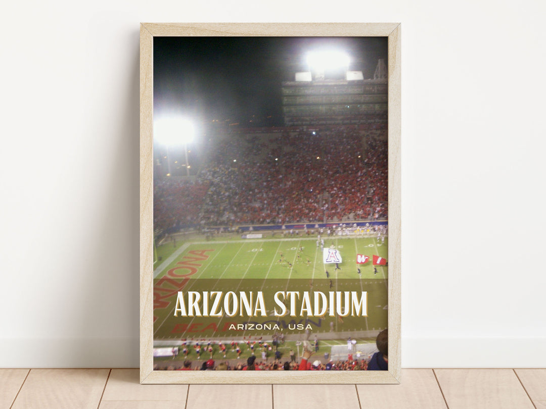 Arizona Stadium Football Wall Art