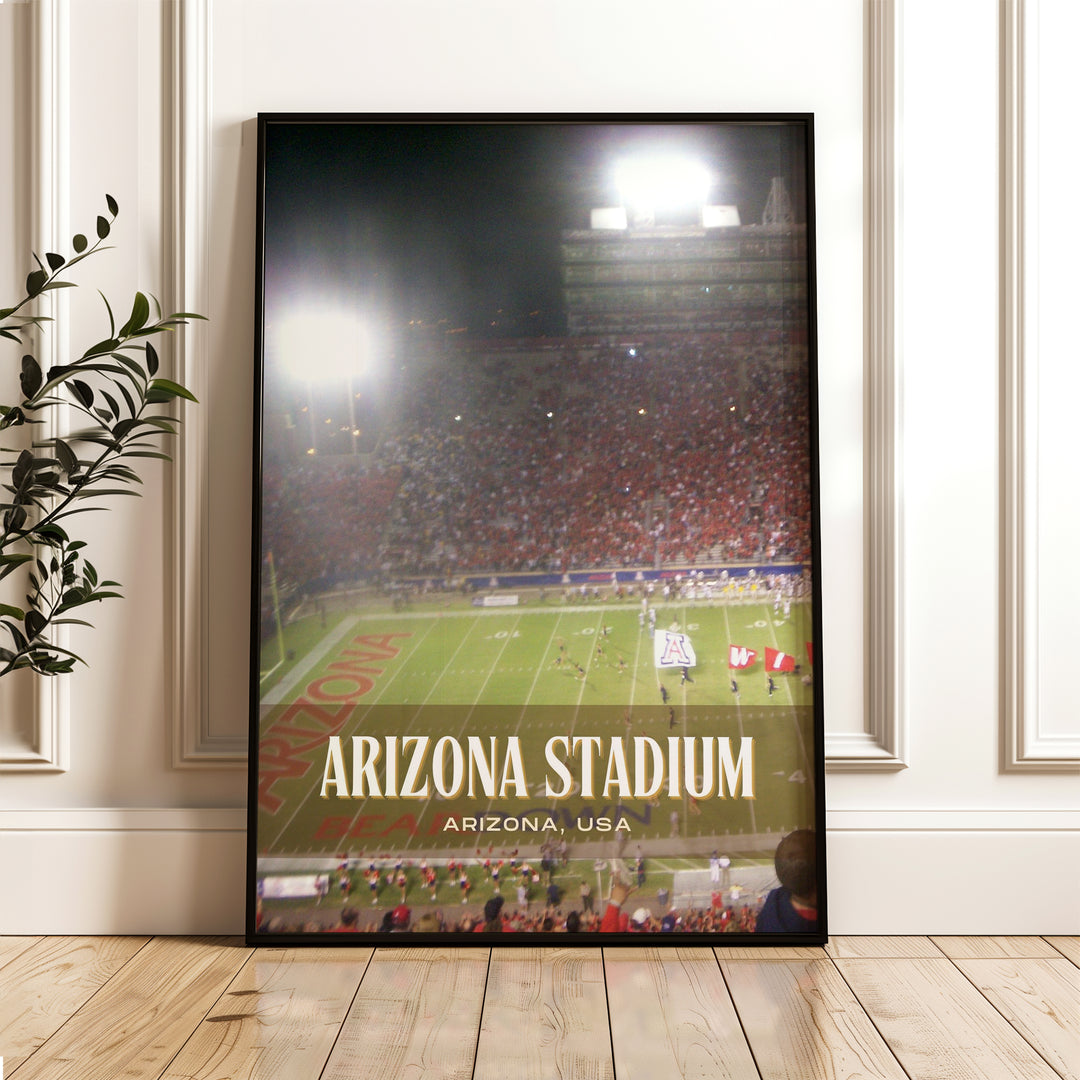 Arizona Stadium Football Wall Art