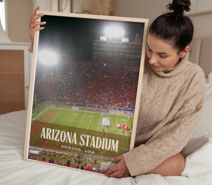 Arizona Stadium Football Wall Art