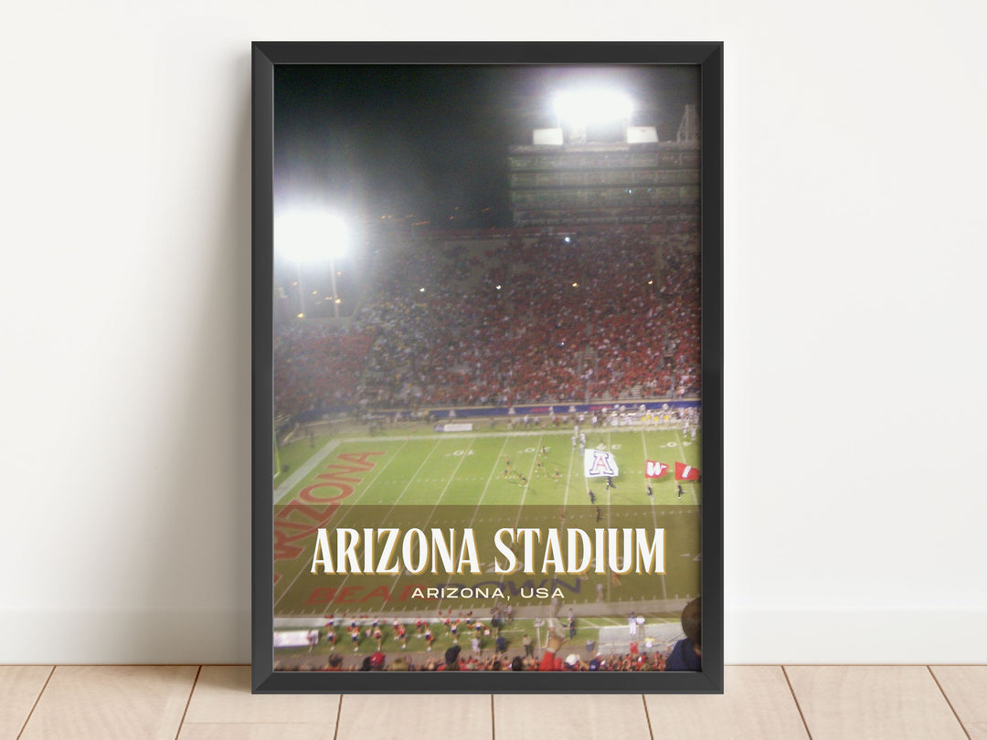 Arizona Stadium Football Wall Art