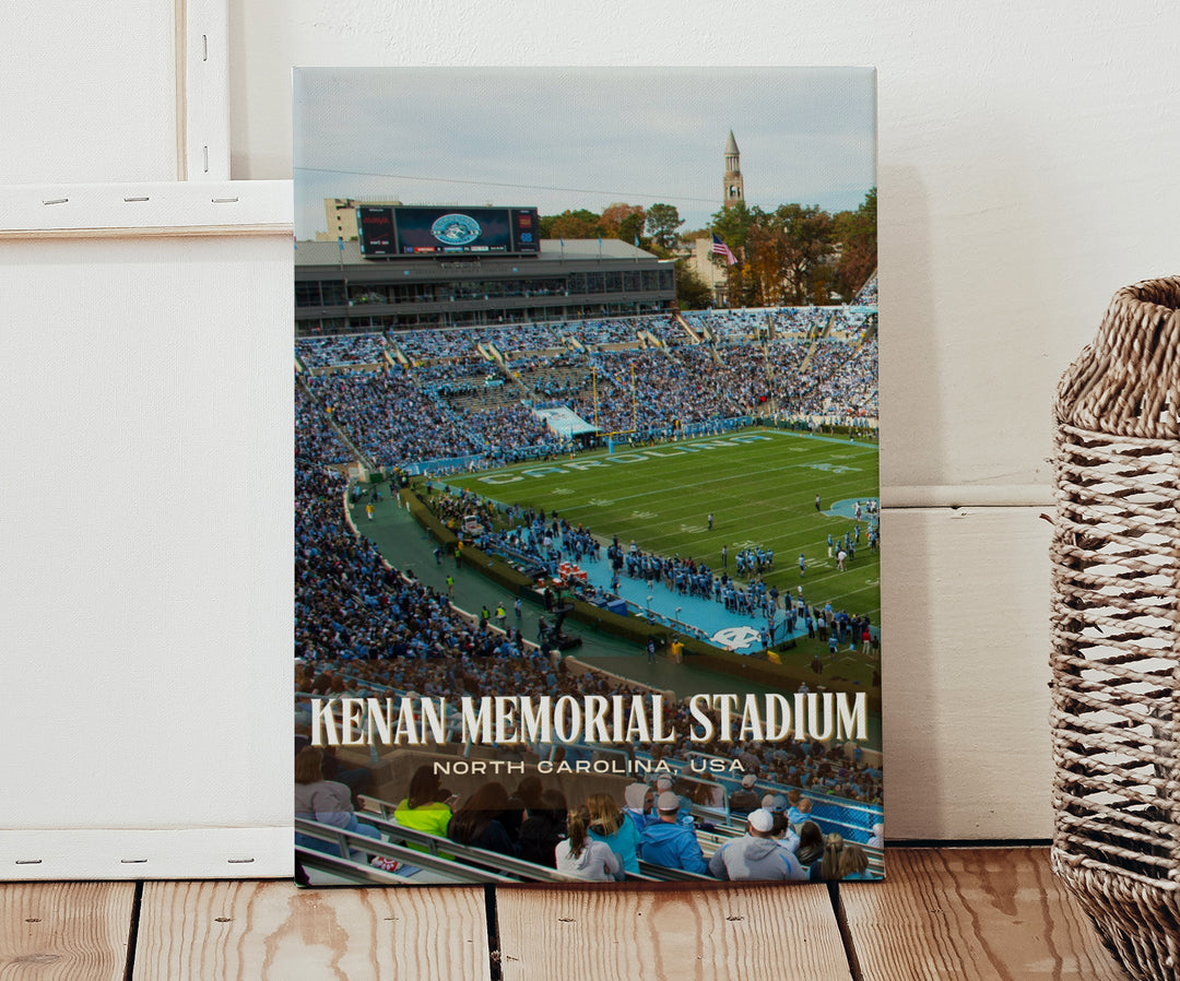 Kenan Memorial Stadium Football Wall Art