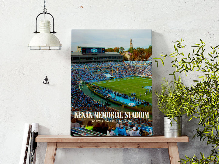 Kenan Memorial Stadium Football Wall Art