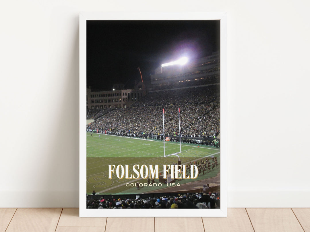 Folsom Field Stadium Football Wall Art