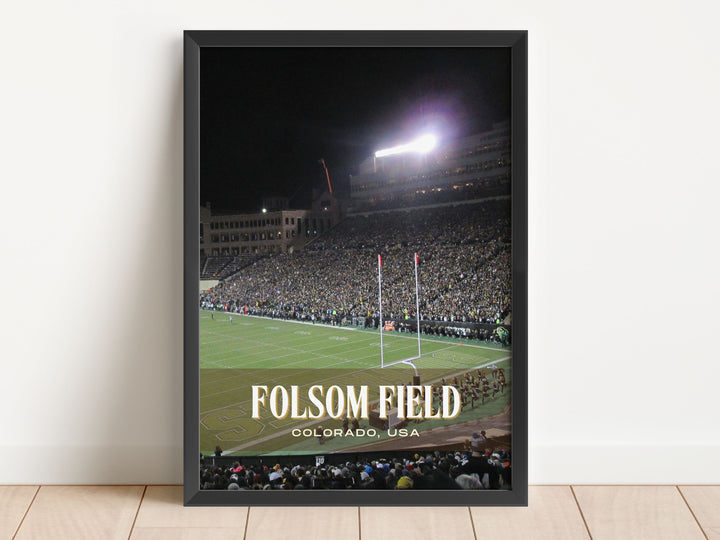 Folsom Field Stadium Football Wall Art