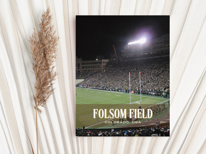 Folsom Field Stadium Football Wall Art