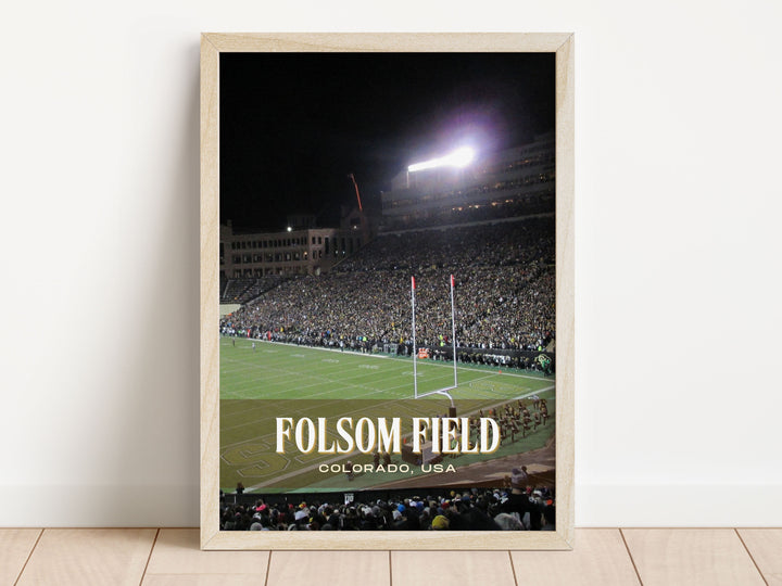 Folsom Field Stadium Football Wall Art