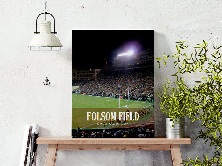 Folsom Field Stadium Football Wall Art