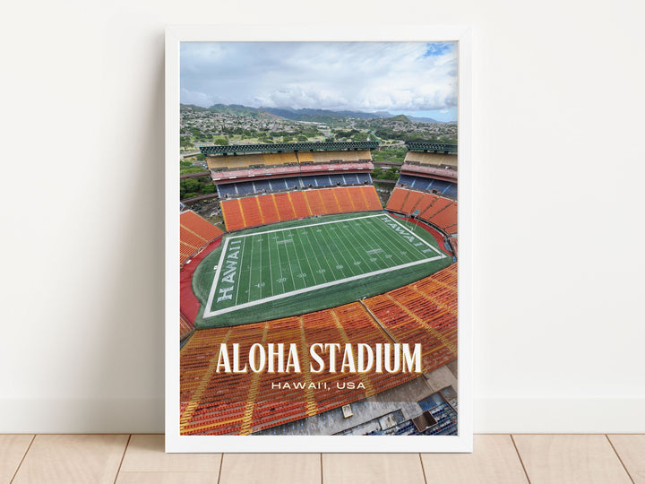 Aloha Stadium Football Wall Art