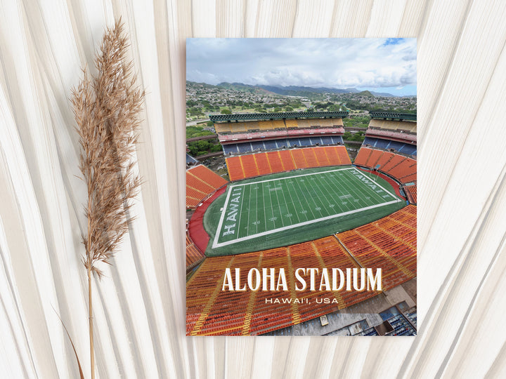 Aloha Stadium Football Wall Art