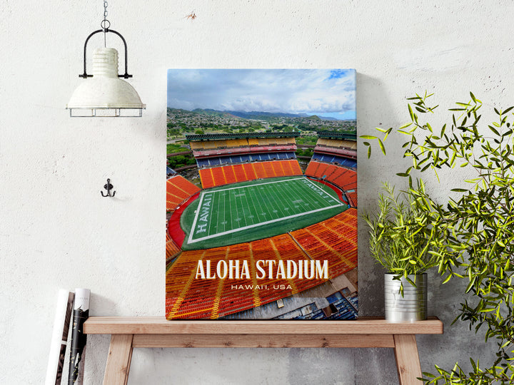 Aloha Stadium Football Wall Art