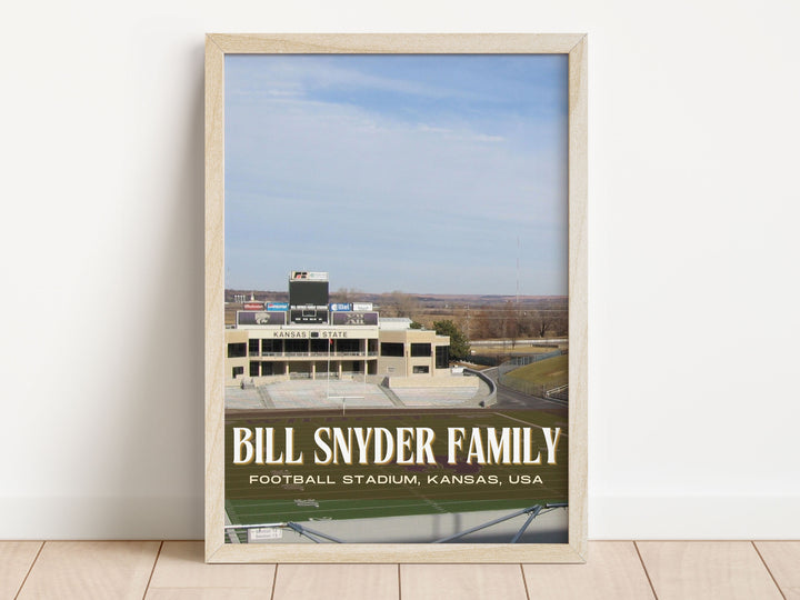 Bill Snyder Family Football Stadium Football Wall Art