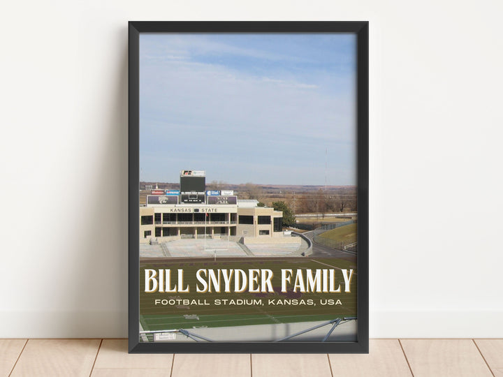 Bill Snyder Family Football Stadium Football Wall Art