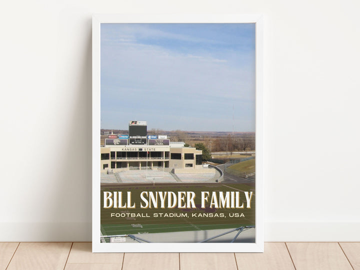 Bill Snyder Family Football Stadium Football Wall Art