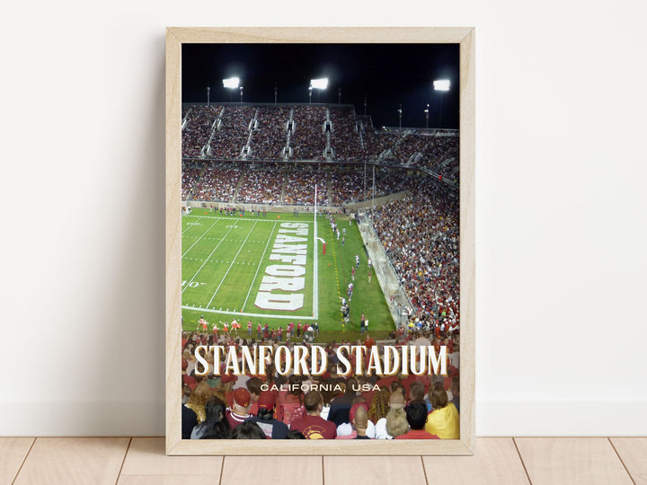 Stanford Stadium Football Wall Art