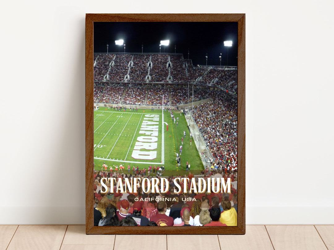 Stanford Stadium Football Wall Art