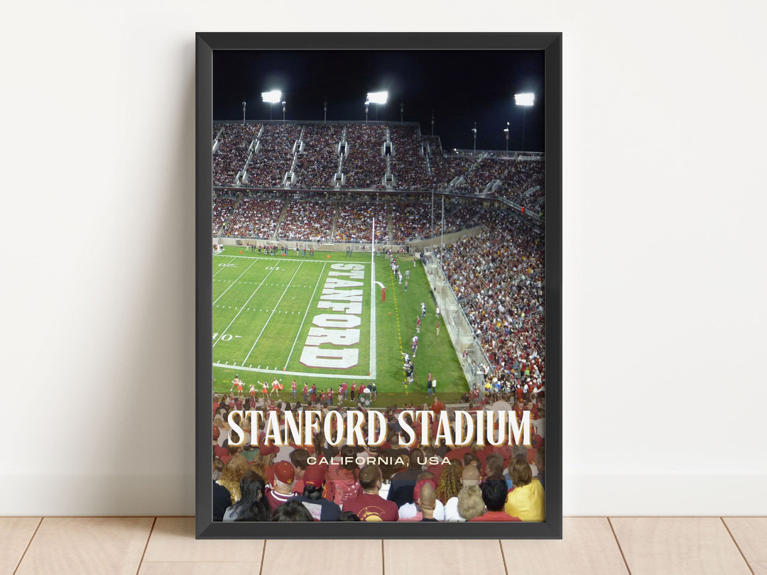 Stanford Stadium Football Wall Art