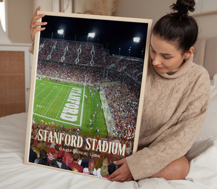 Stanford Stadium Football Wall Art