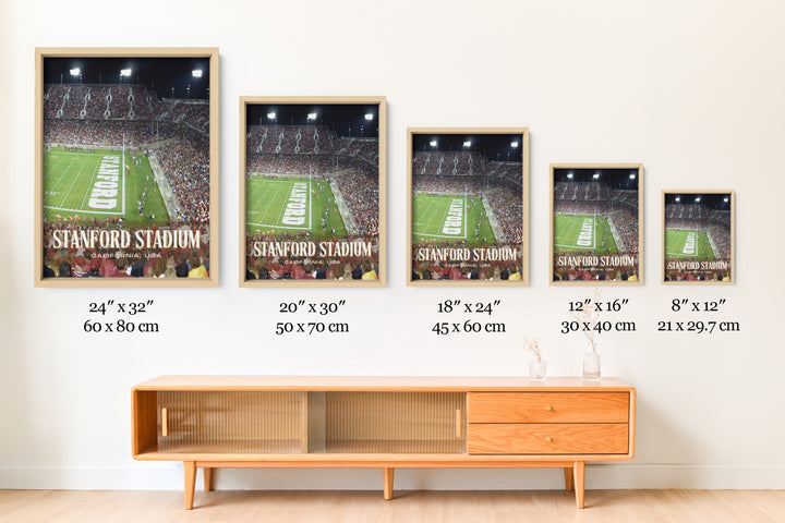 Stanford Stadium Football Wall Art