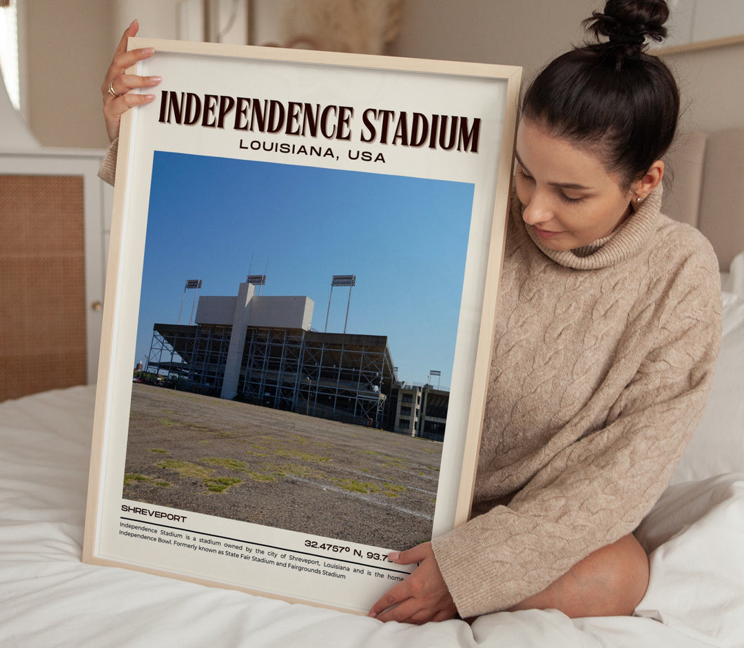 Independence Stadium Football Retro Wall Art