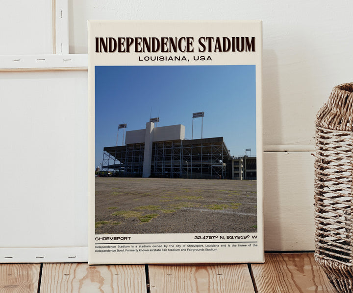 Independence Stadium Football Retro Wall Art