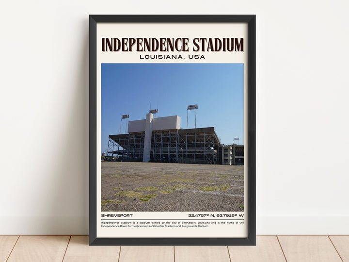 Independence Stadium Football Retro Wall Art