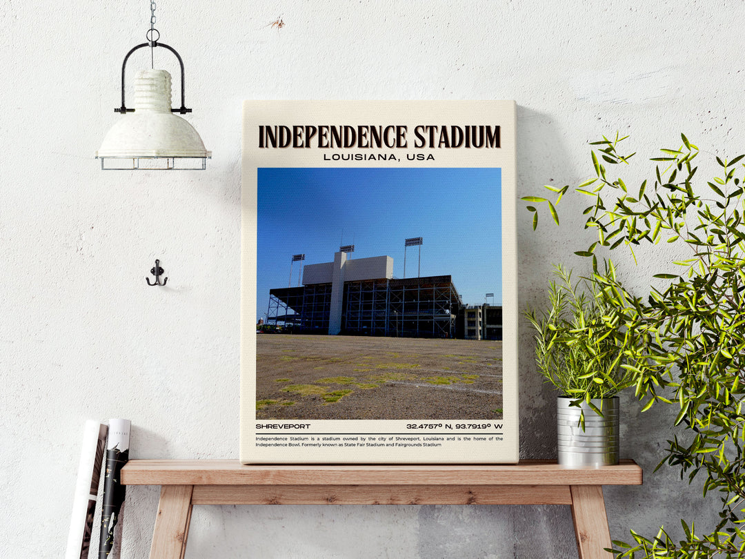 Independence Stadium Football Retro Wall Art