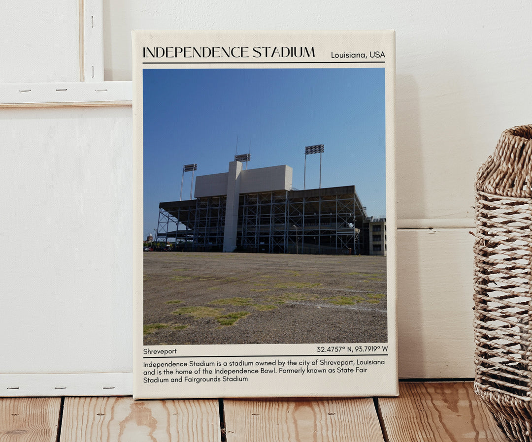 Independence Stadium Football Minimal Wall Art