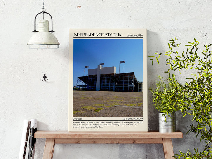 Independence Stadium Football Minimal Wall Art