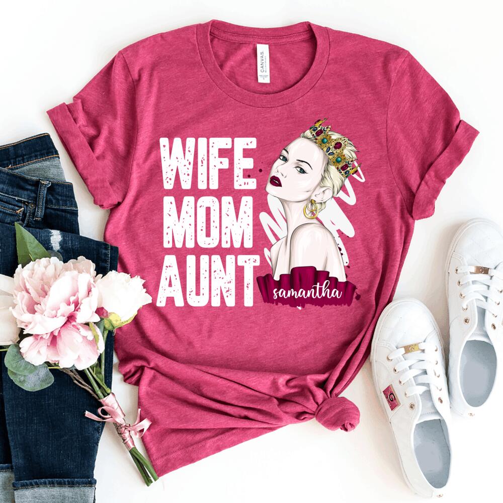 Wife Mom Aunt Tee