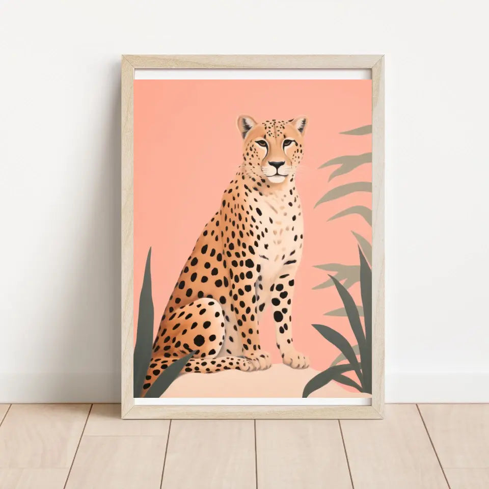 "Wild Lens Portraits" Classic Wall Art in Minimal Style