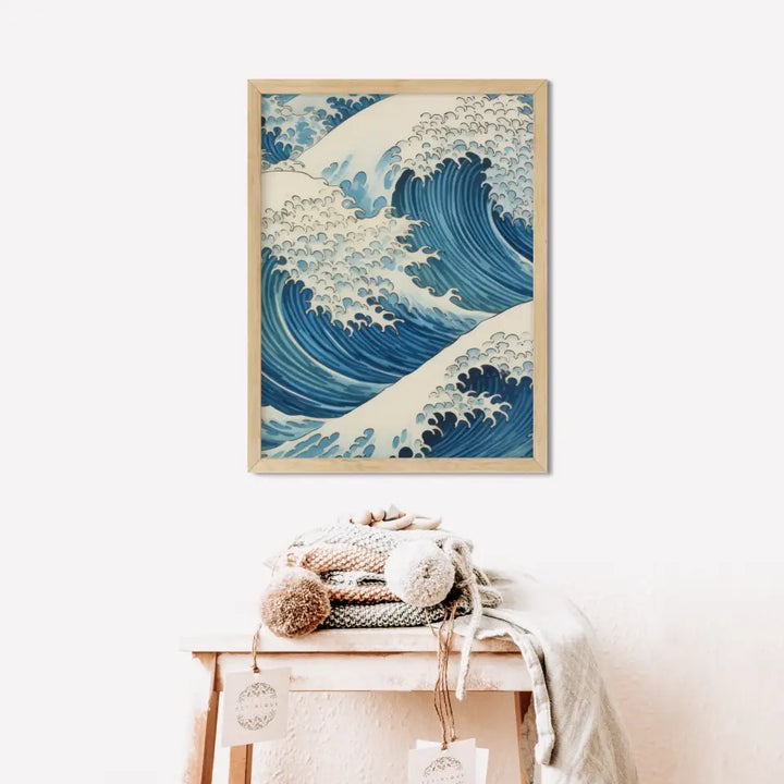 "Sea Serenity Frames" Classic Wall Art in Minimal Style