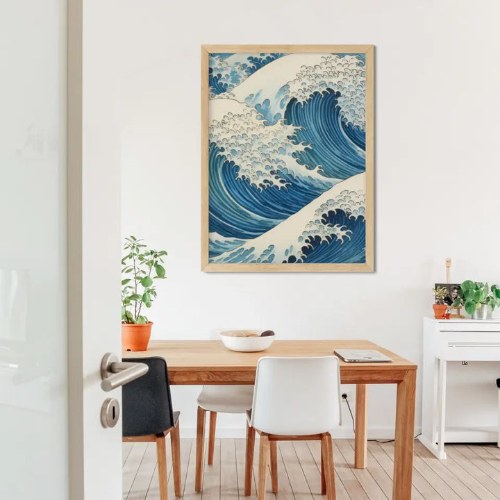 "Sea Serenity Frames" Classic Wall Art in Minimal Style