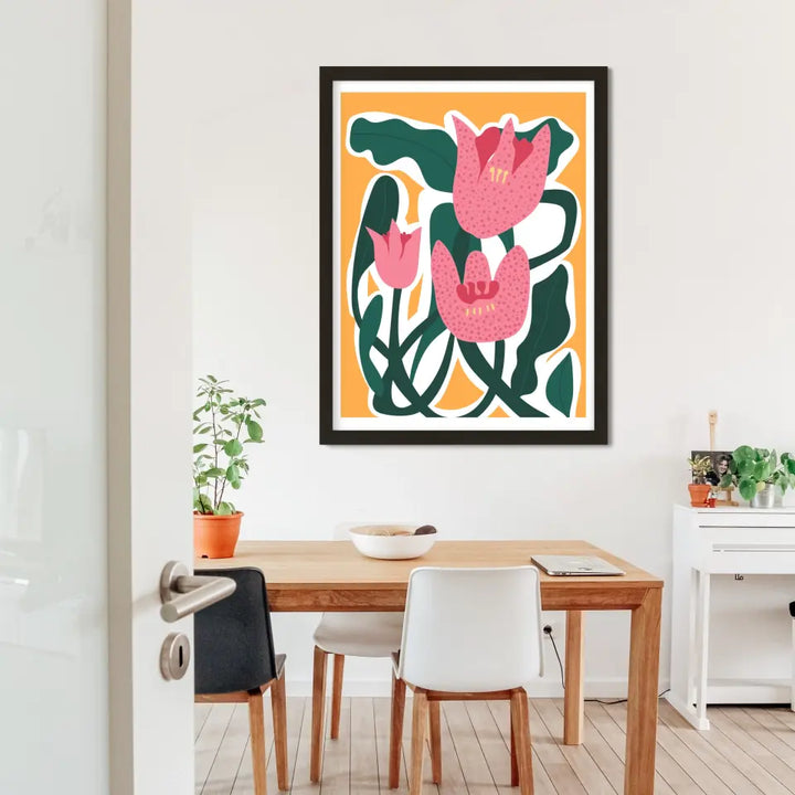 "Botanical Blooms Beauty" Classic Wall Poster