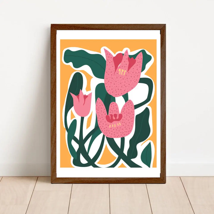 "Botanical Blooms Beauty" Classic Wall Poster