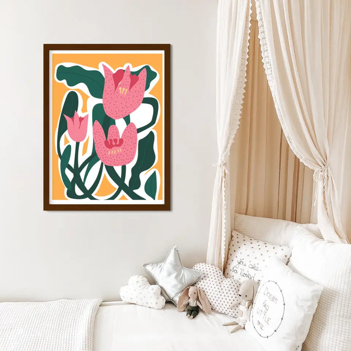 "Botanical Blooms Beauty" Classic Wall Poster