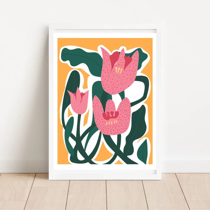 "Botanical Blooms Beauty" Classic Wall Poster