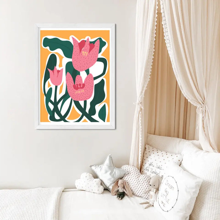 "Botanical Blooms Beauty" Classic Wall Poster