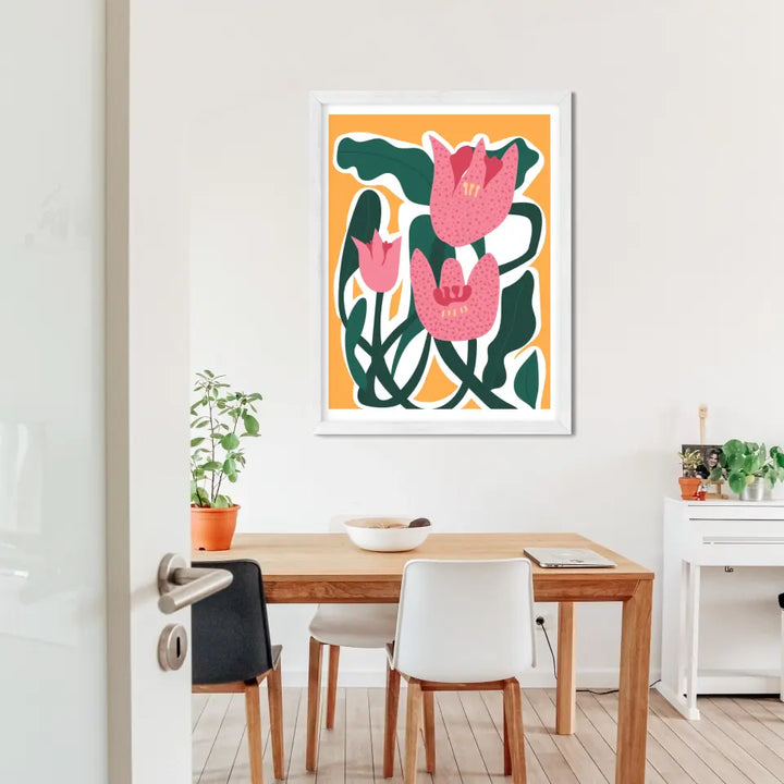 "Botanical Blooms Beauty" Classic Wall Poster