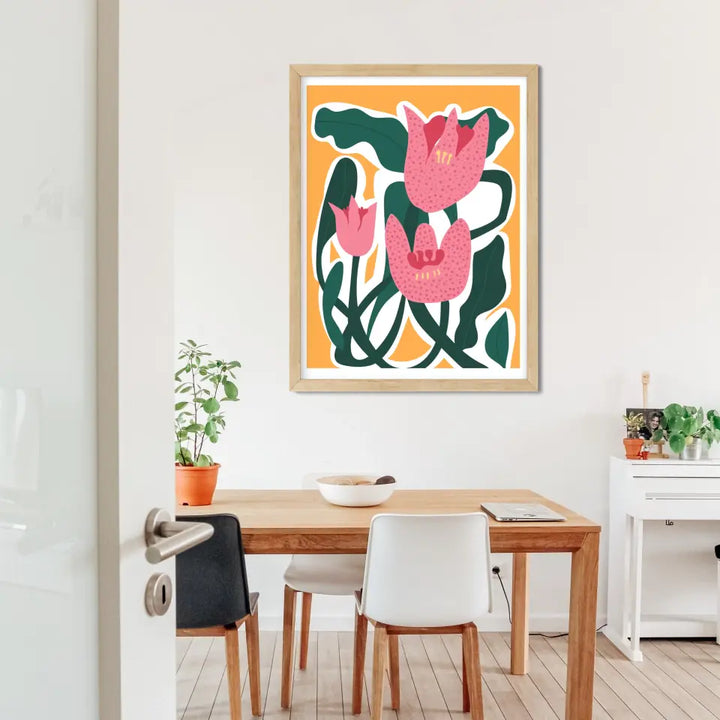 "Botanical Blooms Beauty" Classic Wall Poster