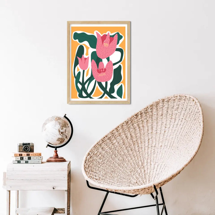 "Botanical Blooms Beauty" Classic Wall Poster