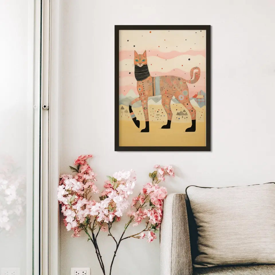 Abstract "Paws & Claws Frames" Classic Wall Art Frames in Minimal Style