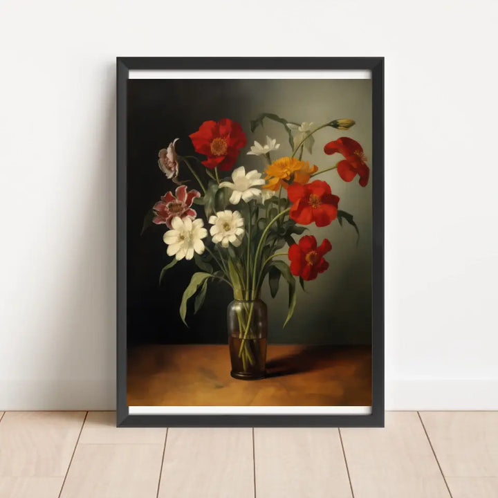 "Blossom Bouquet Frames" Classic Wall Art Frames in Minimal Style