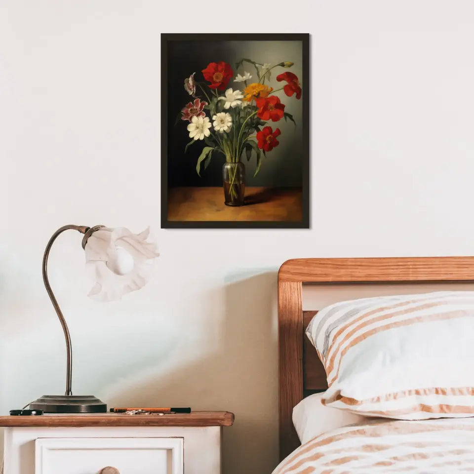 "Blossom Bouquet Frames" Classic Wall Art Frames in Minimal Style