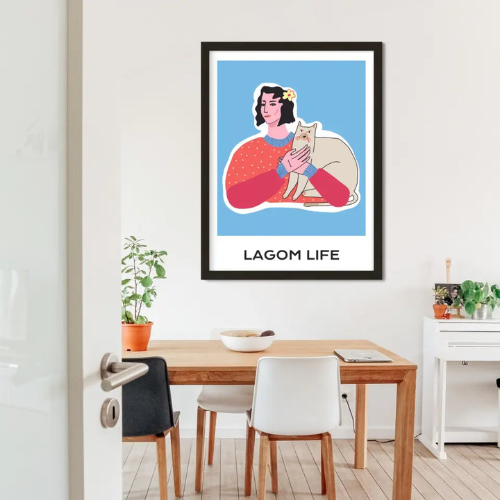 "The Lagom Life" Abstract Wall Art