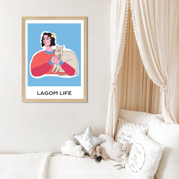 "The Lagom Life" Abstract Wall Art