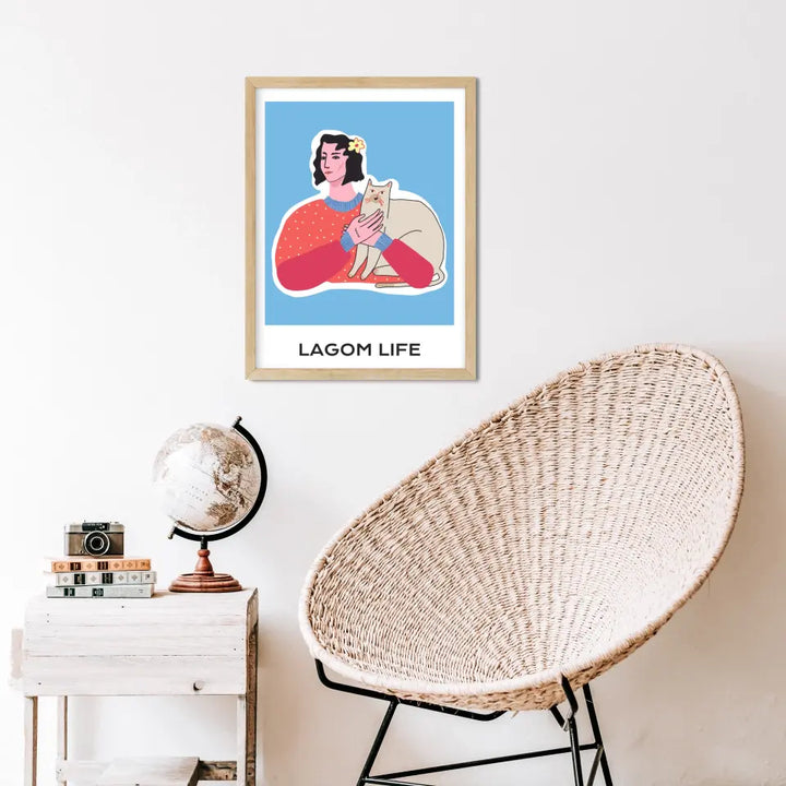 "The Lagom Life" Abstract Wall Art