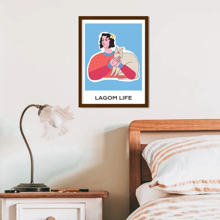 "The Lagom Life" Abstract Wall Art