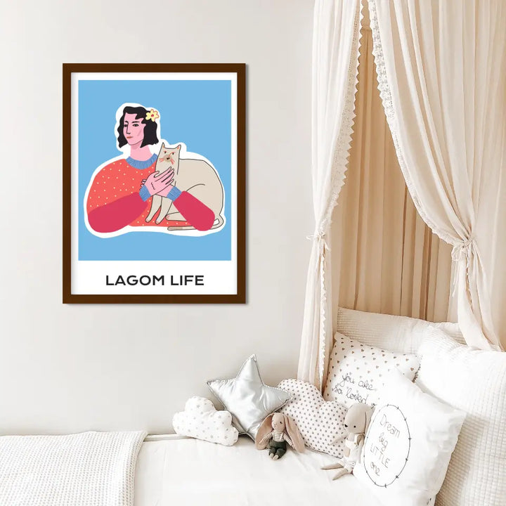 "The Lagom Life" Abstract Wall Art