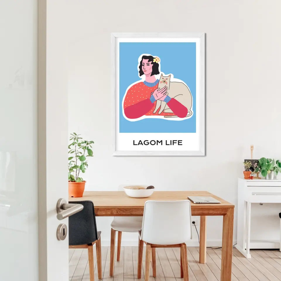 "The Lagom Life" Abstract Wall Art